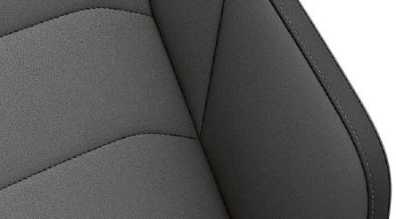 "Alcantara/Vienna" cloth & leather* Titan Black (TO) Optional on Basis models "Alcantara/Vienna" cloth & leather