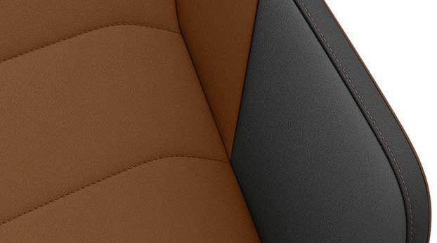 models "Nappa" leather * Titan Black (TO) Optional on Elegance models "Nappa" leather * Grey (LT) Optional on Elegance