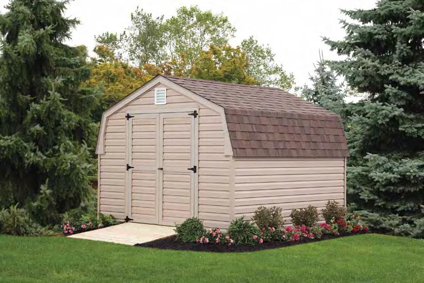 Regular mini barn Series Regular mini barn Series Standard Features 30-Year Architectural