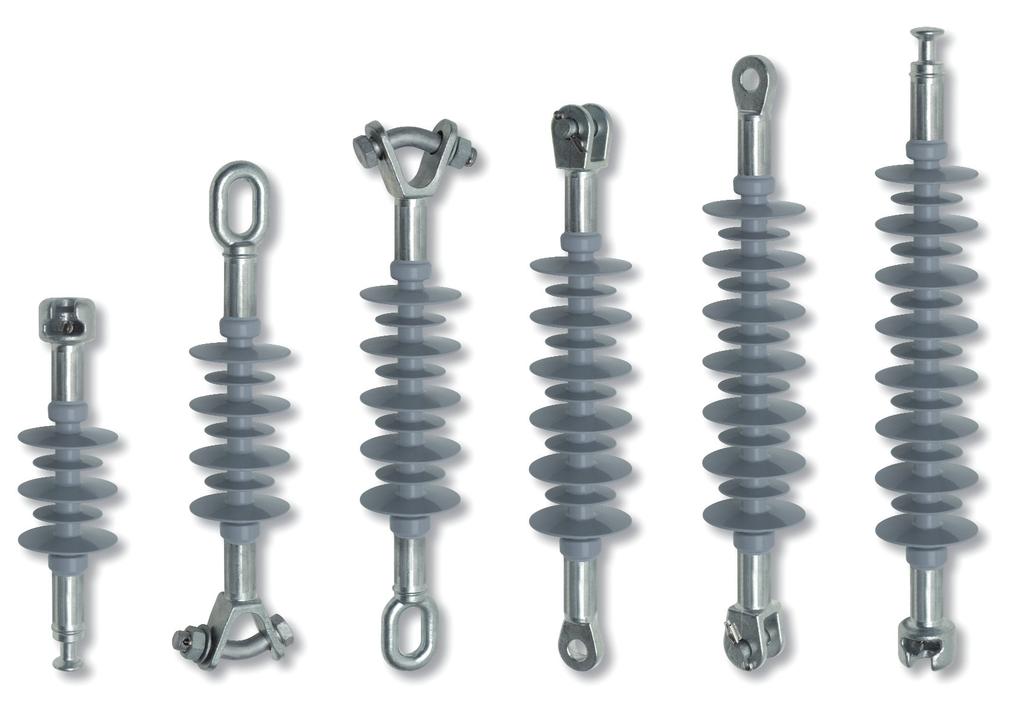 MV Silicone Tension Insulators The high tensile strength of glass fibre has been combined with our HV shed profile, to produce this rugged, lightweight tension insulator for overhead line