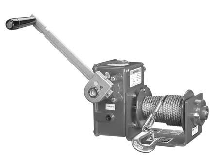 odel 4W can be power driven with a maximum 400 rpm drill-motor. utomatic rake odels provide positive load control for lifting. rake models have a or suffix.