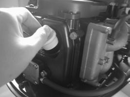 CAUTION: Change the engine oil after the first 10 hours of operation, and every 100 hours or at 6-month intervals thereafter. Otherwise the engine will wear quickly.