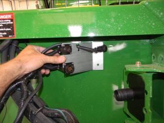 Attach cnnectr munting plate t header within reach f cmbine electrical cnnectr. Drill munting hles using ¼ drill bit.