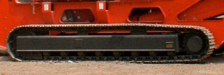 Tracks Hydraulically driven crawler track mounted for full