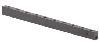 Hydraulic roller bar, standard 1-1/16 inch sizes in stock Application These roller bars are used in pairs or sets to lift the die and provide a roller surface to easily roll the die in and out during