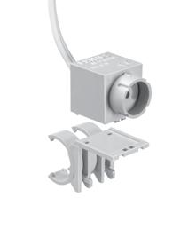 CONTROLS LuxSense Daylight Regulation Sensor Provides daylight regulation via a single miniature sensor LuxSense is a daylight sensor that can control up to 20 fixtures equipped with Philips Advance