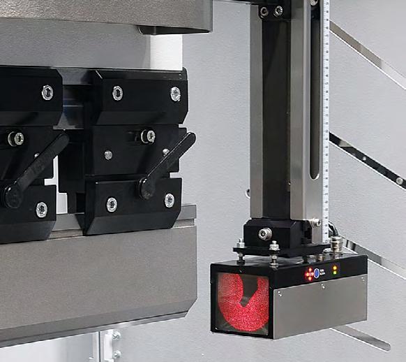 The Most Accurate: 0,01 mm The new generation Evolution series press brake has high bending accuracy between +/- 0,01 mm.