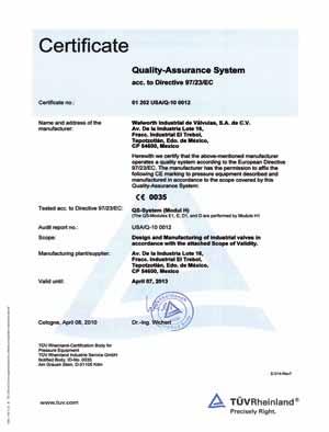 products. Certificate of Reliable Supplier No.