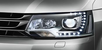 Bi-xenon headlights Side Assist lane change assistant Multivan