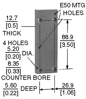 8 Model Selection Accessories Dimensions Description Catalog Number Allows E50 to replace Cutler-Hammer