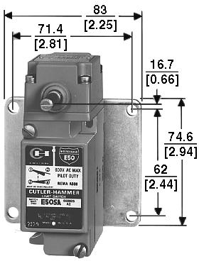 ) E50KH4 Allows E50 to replace National Acme, Type D-1200M, Style 1 Mounting.