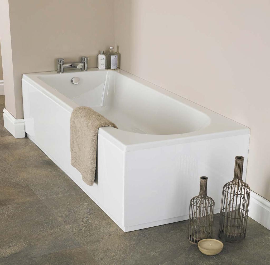 14 Baths Barmby Standard Single Ended Bath c Code Size Ex VAT Inc