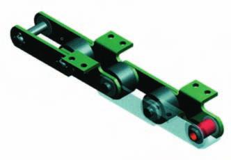 We have determined that two basic techniques are possible: the application of a coating which reduces wear and tear on the link equipping the links with special sliding bearings s