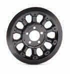 Fits 06-later Dyna (except FXDF and FXDFSE) and 00-07 FXSTD models. D. CHROME BIG SPOKE SPROCKET COVER Muscle rules.