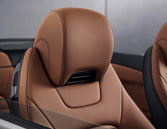 The new C-Class Cabriolet is optionally available with a fabric acoustic soft top in a choice of four colours, constructed of several layers of acoustically effective insulating and damping materials