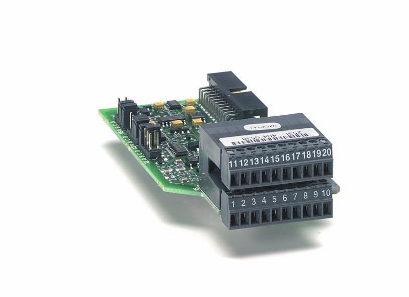 vacon nx standard i/o OPT-A1 OPT-A2 Terminal Default settings Programmable +24 V GND Terminal Default settings Programmable 1 +10V Reference voltage 21 R01 1.