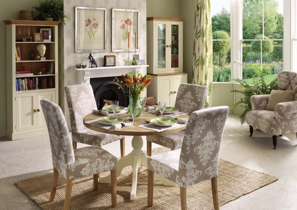 Dine in style with Chatsworth This classically styled British made collection has something for everyone and sits comfortably amongst either older or more modern furniture.