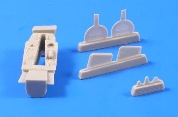 478 P-9D,F,K,M,N,Q Airacobra 1/48 Front Wheel Bay & Main Wheel Bays' Covers You can simply enhance the line of WW II US fighter aircraft, produced by Hasegawa in