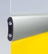 The curtain stability of the V 5015 SEL high speed door is achieved through proven aluminium profiles and a horizontally stable SoftEdge bottom profile at the lower edge.