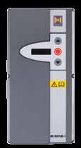for induction loop detector and remote control Extension options Main switch, emergency off switch, traffic light, flashing warning light, locking, intermediate stop, extension Steel cabinet IP 54