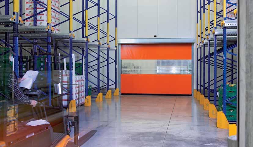 V 2715 SE R Little space required due to compact tubular drive // NEW The high-speed solution for constricted spaces A gearbox that protrudes to the side is normally not possible with storage shelves