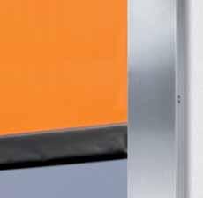 External door V 10008 Door size Width (LB) max. Height (LH) max. 10000 mm 6250 mm Speed* opening/closing Standard control AS 500 FU E Up to 6000 mm width: 1.5/0.4 m/s From 6000 mm width: 0.8/0.