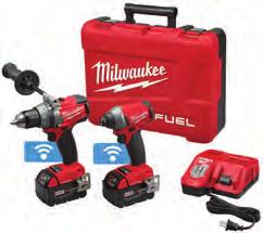 Milwaukee 289722 M18 FUEL 2 TOOL COMBO KIT Complete with Hammer Drill,