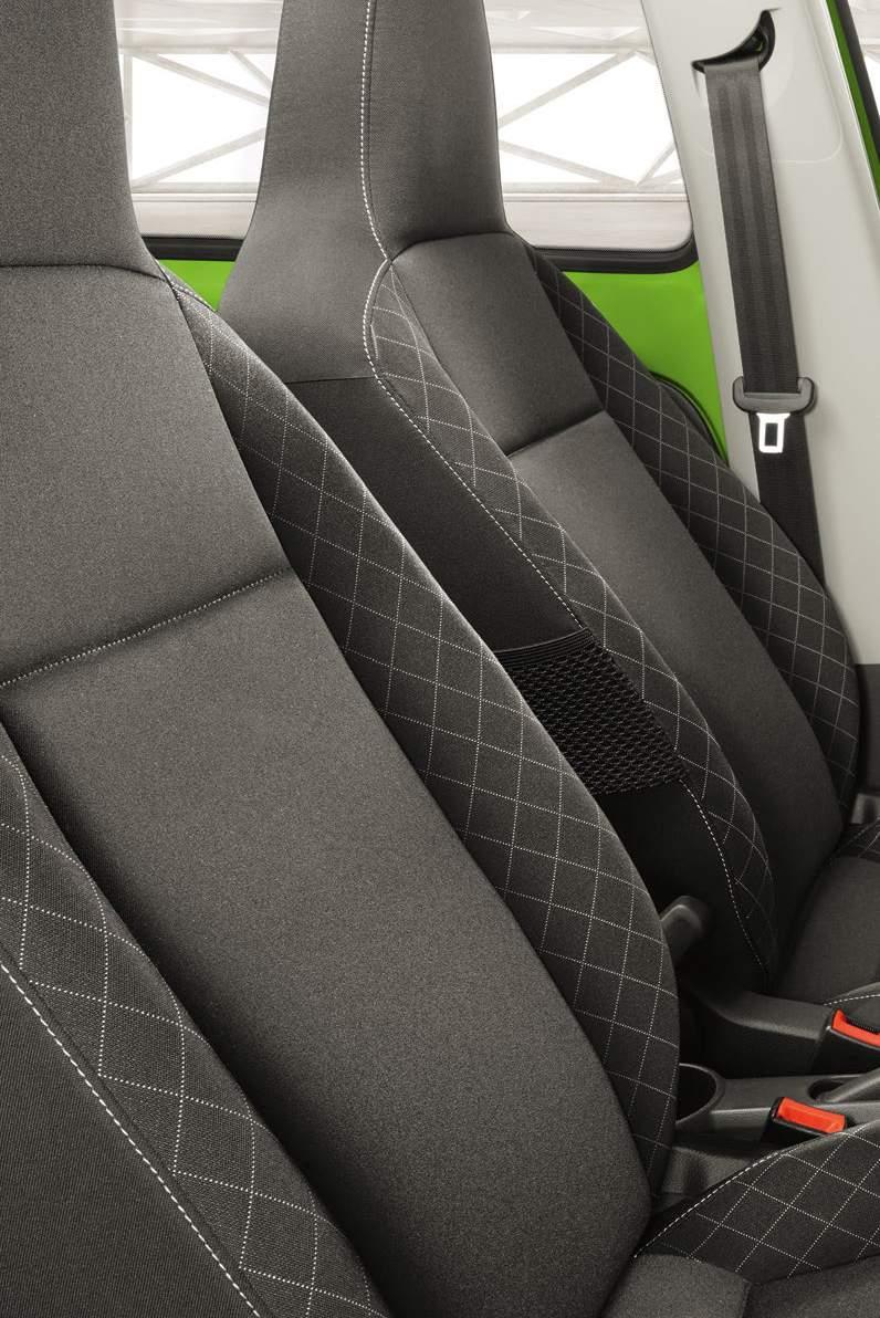 STRIKINGLY SIMPLE The Citigo s cleverly understated interior offers a relaxing retreat from the outside world.