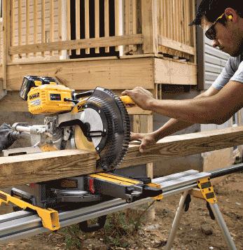 Corded/Cordless Miter Saws UP TO 289 Cuts 3-1/4" Base Molding using
