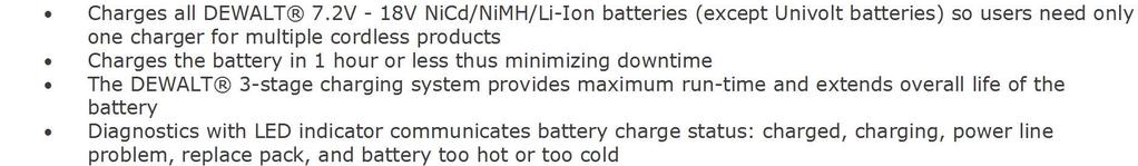 2V-18V NiCd/NiMH/Li-Ion Fast
