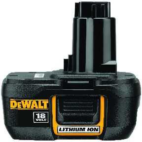 Batteries Dewalt DC9181 18V Compact Li-Ion