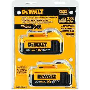 Batteries Dewalt DCB201 20V MAX* Lithium Ion Compact Battery Pack (1.
