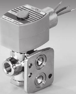 Direct Acting Direct Mount Pilot Valves Brass or Stainless Steel Bodies /" NPT 3/ 83 Direct Mount Features Mount directly to spring return actuators with NAMUR interface 3-WAY Same poppet valve