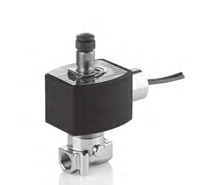 .55 W Low Power Solenoid Valves Brass or Stainless Steel Bodies /" to /" NPT / 3/ 5/ 5/3 Low Power Features Moulded one-piece solenoid with highly efficient solenoid cartridge and.