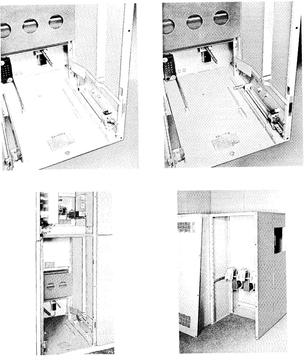 28 Fig. 21. ndoor and Outdoor: Close-up, Position nterlock (Unlocked) Fig. 23. ndoor and Outdoor: 5 KV Breaker Housing with MOC Sw Fig.