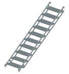 Steel-Staircase futuro H100 for system height 100 cm 5FMPP49500 75 W x 125 L 32,4 5FMPP49501 95 W x 125 L 40,9 Steel-Staircase contur H200, Tubular-Support for system height 200 cm 5FMPP49000 75 W x