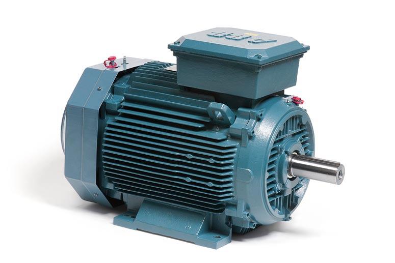 Process Performance Cast Iron Motors New Cast Iron Motors M3BP 160 to 250 1 Frame sizes 160 to 250 Output range 11 to 90 kw Poles 2 to 8 poles Voltage up to 690 V 2-speed motors