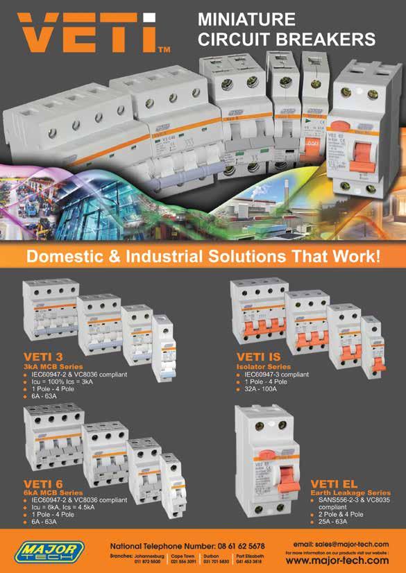SEPTEMBER FEATURES DISTRIBUTION BOARDS, SWITCHES, SOCKETS and PROTECTION Enclosures, earth leakage devices, circuit breakers, fuses, surge and lightning protection, metering switches, dimmers,