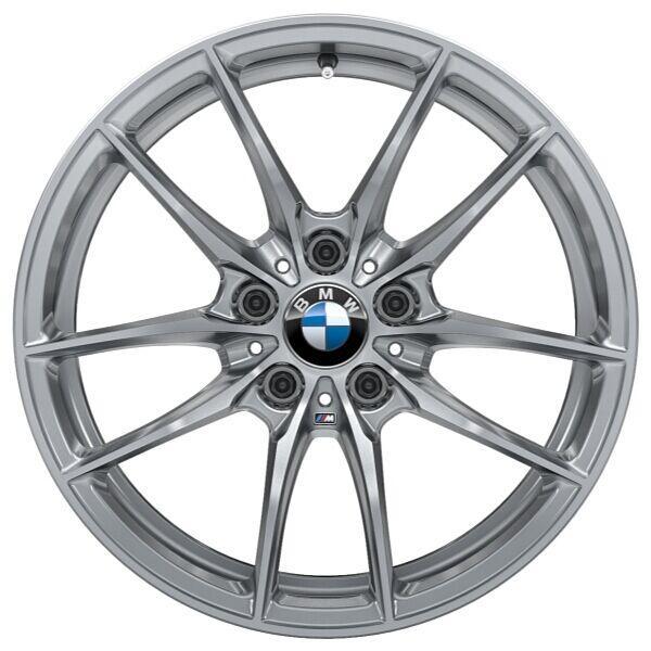 Wheels Wheel Overview 18" Light Alloy Wheel V-Spoke Style 513 M with Mied Performance M3 Sedan M4 Coupe Code: 2PN