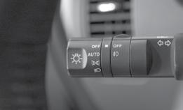 To deactivate the autolight system, turn the headlight control switch to the OFF, position 01 or position 02.