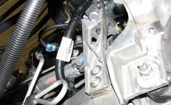 power steering line brackets or fluid cooler, if