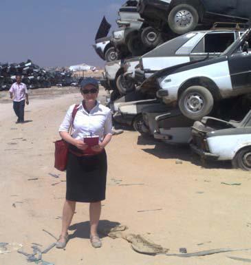 Scrapping Site Inspection of old vehicles for program eligibility; Preparation of surrendered vehicles for temporary on-site storage (liquids are drained and batteries are removed); Distribution of