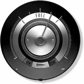 1969 CAMARO SS 350 TACHOMETER 1968 CAMARO 396/325HP OR 350HP TIC-TOC-TACHOMETER 1968 CAMARO SPEEDOMETER W/ SPEED WARNING Reproduction of the original clock/tachometer combination found on 1968