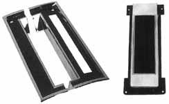 CONSOLE MOUNTING BRACKETS Automatic glovebox emblems Chevelle/El Camino 66-72 console top plates Superbly reproduced center console top plates for 1966-72 models.