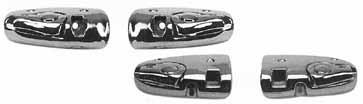 Chevrolet CONVERTIBLE SUNVISOR BRACKETS 1966-67 1964-65 Diecast, high-strength, chromed to perfection. Guaranteed in fit and function to be identical to the original GM part.