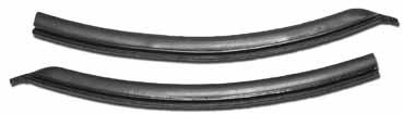 Chevrolet door weatherstripping Thick molded rubber weatherstrip includes the necessary clips and correct molded endpads for an excellent fit.