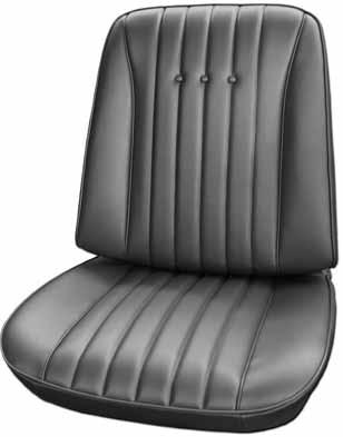 **See Special Features Page for additional important information** 1968 Chevelle/Malibu & El Camino Rallye Seat NEW!!! Front Buckets... RS68GHE0010(C) (All Colors).