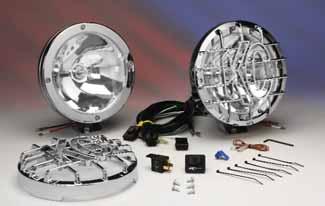 They re offered in super bright 130 watt halogen and ultra bright HID models.