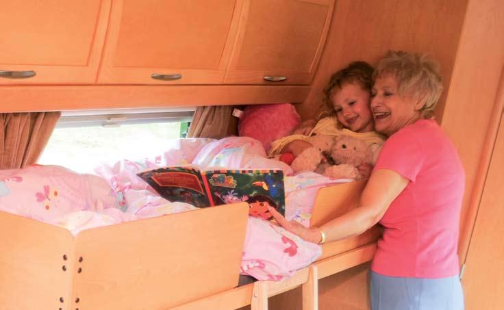 Whether you choose the fixed double bed, triple-bunk or a traditional