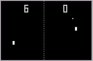 Slika 3.3: Pong Vir: Hunter (1998). Pojavi se tudi veliko konkurence, čeprav je Atari še vedno nesporen voditelj. Eden izmed tekmecev je Kee Games, v katero prebegnejo nekateri Atarijevi zaposleni.